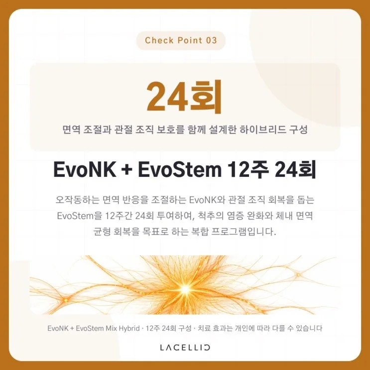 강직성척추염과 세포치료, EvoNK·EvoStem 하이브리드는 어떤 프로그램일까요?