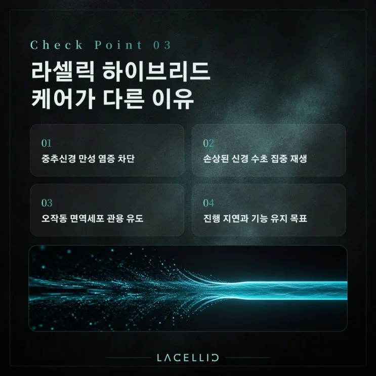 EvoNK·EvoStem 하이브리드 | 다발성경화증, 신경을 감싸는 수초를 오래 바라보는 접근