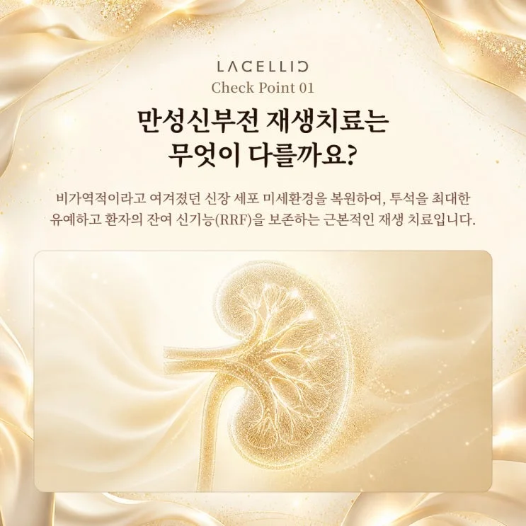 만성신부전과 세포 재생, EvoStem은 어떤 프로그램일까요?