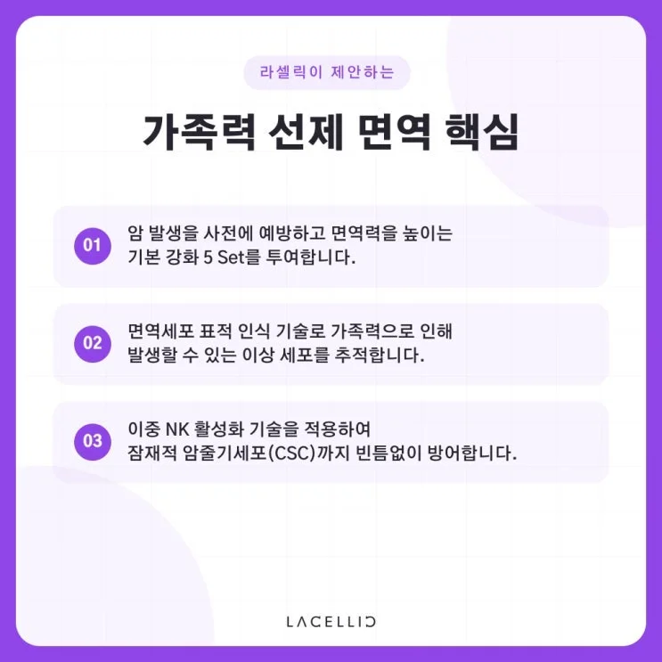 EvoNK 선제 면역 프로그램 | 암 예방, 가족력을 바라보는 새로운 접근