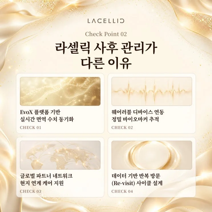 세포이식 이후 본국에서의 시간, EvoX 사후 관리는 어떻게 이어질까요?