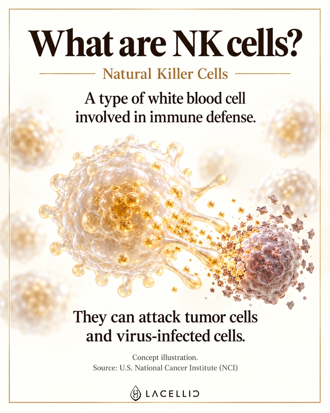 What NK cells are: an explanatory illustration